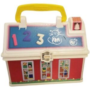 Little People Play n' Go School House Lunch Box